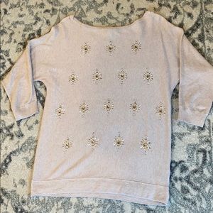 WHBM EMBELLISHED TOP.